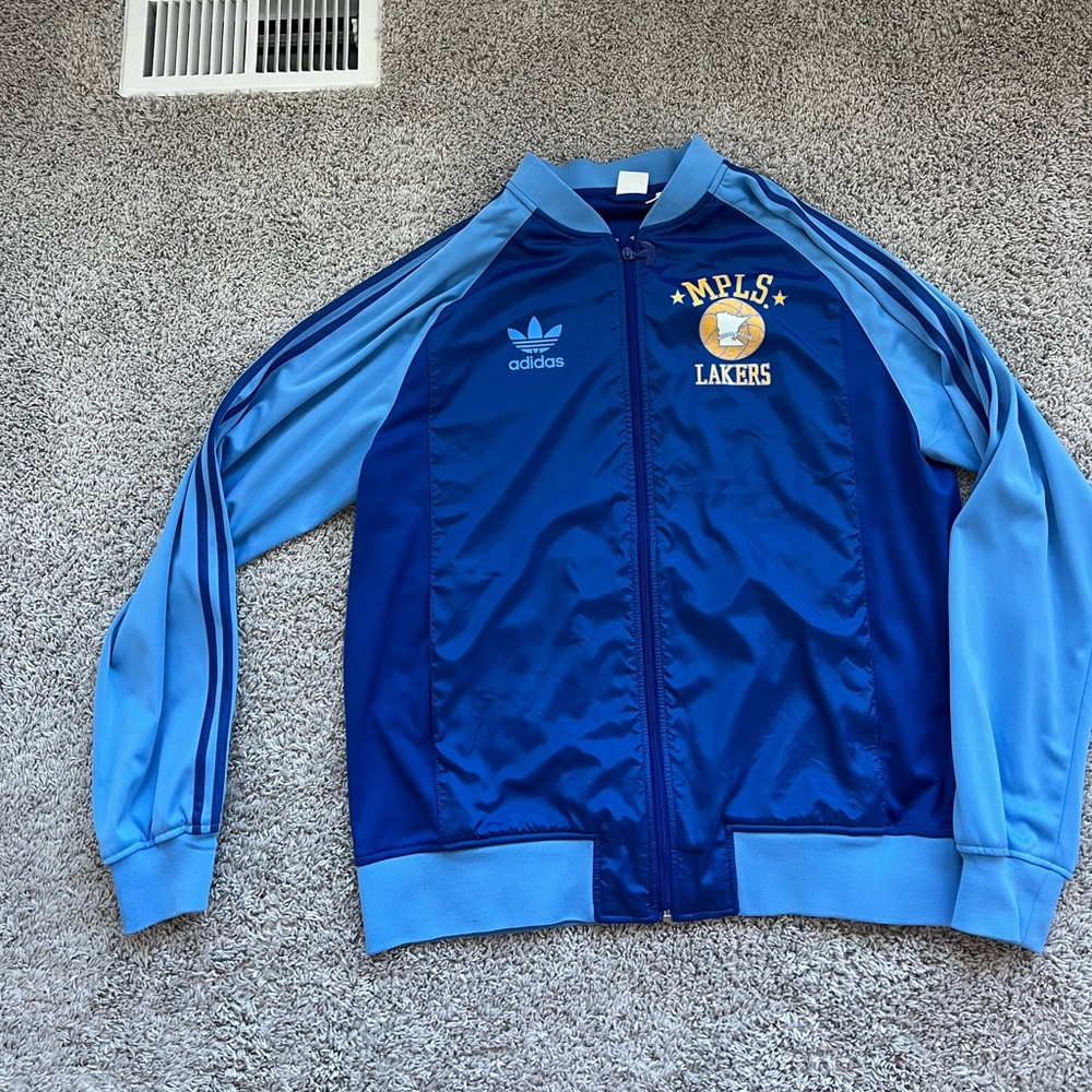 Mitchell & Ness Vintage MPLS Lakers zip down